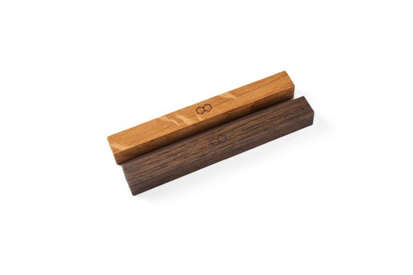 Moderne houten bestekhouder