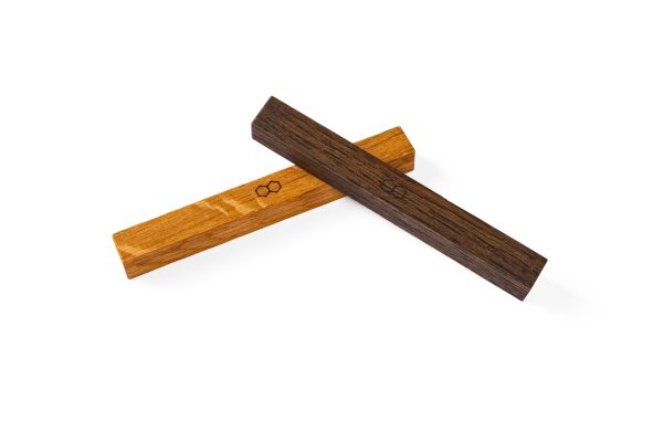 Moderne houten bestekhouder